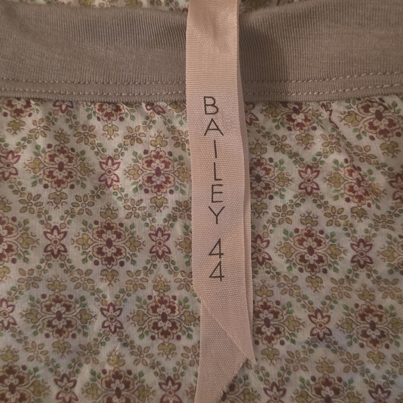 Bailey 44 Silk Boho Layered Top Floral Sheer Batwing Size Small - Picture 3 of 5